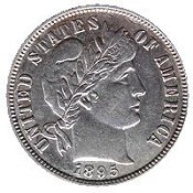 1895-O Barber Dime