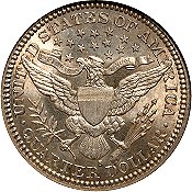 1901-S Barber Quarter