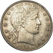1904-S Barber Half