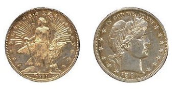 1891 Half Dollar Patterns